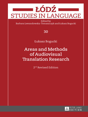 cover image of Areas and Methods of Audiovisual Translation Research